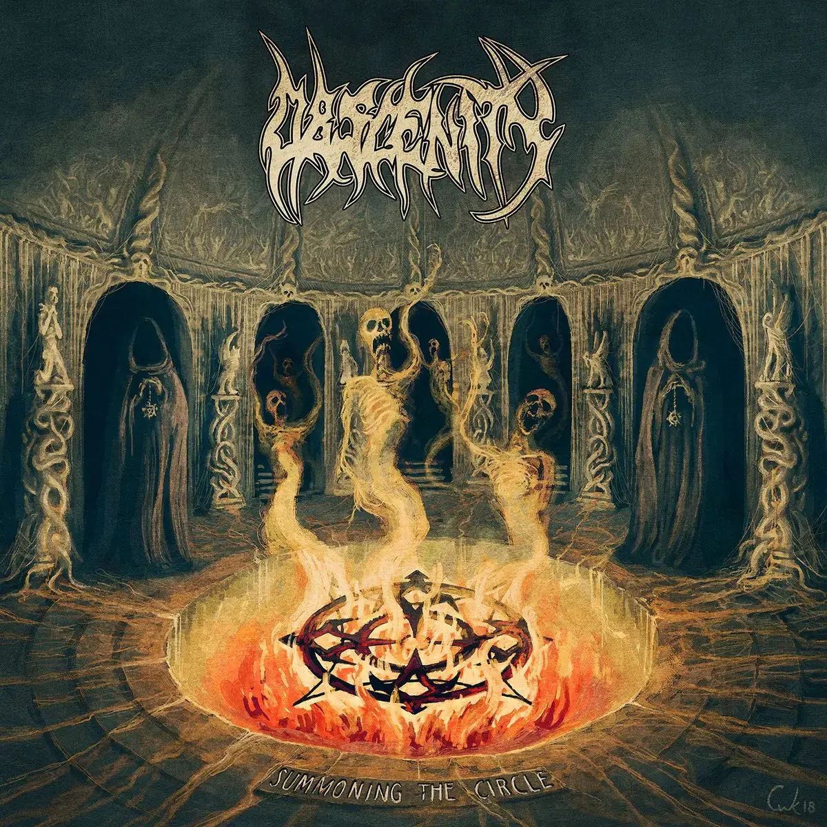 OBSCENITY - Summoning The Circle · BLACK LP (Death Metal Vinyl) · Bild 1