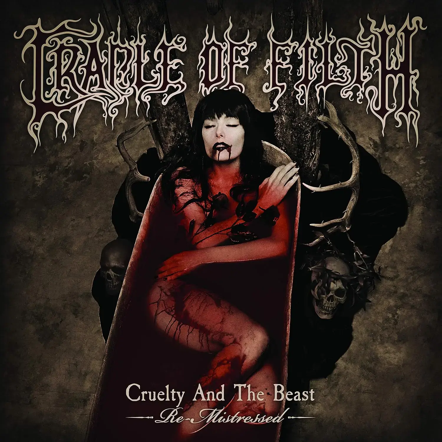 CRADLE OF FILTH · Cruelty and the Beast (Re-Mistressed) | TRANSPARENT RED 2LP (Black Metal/Gothic Metal Vinyl) · Bild 1