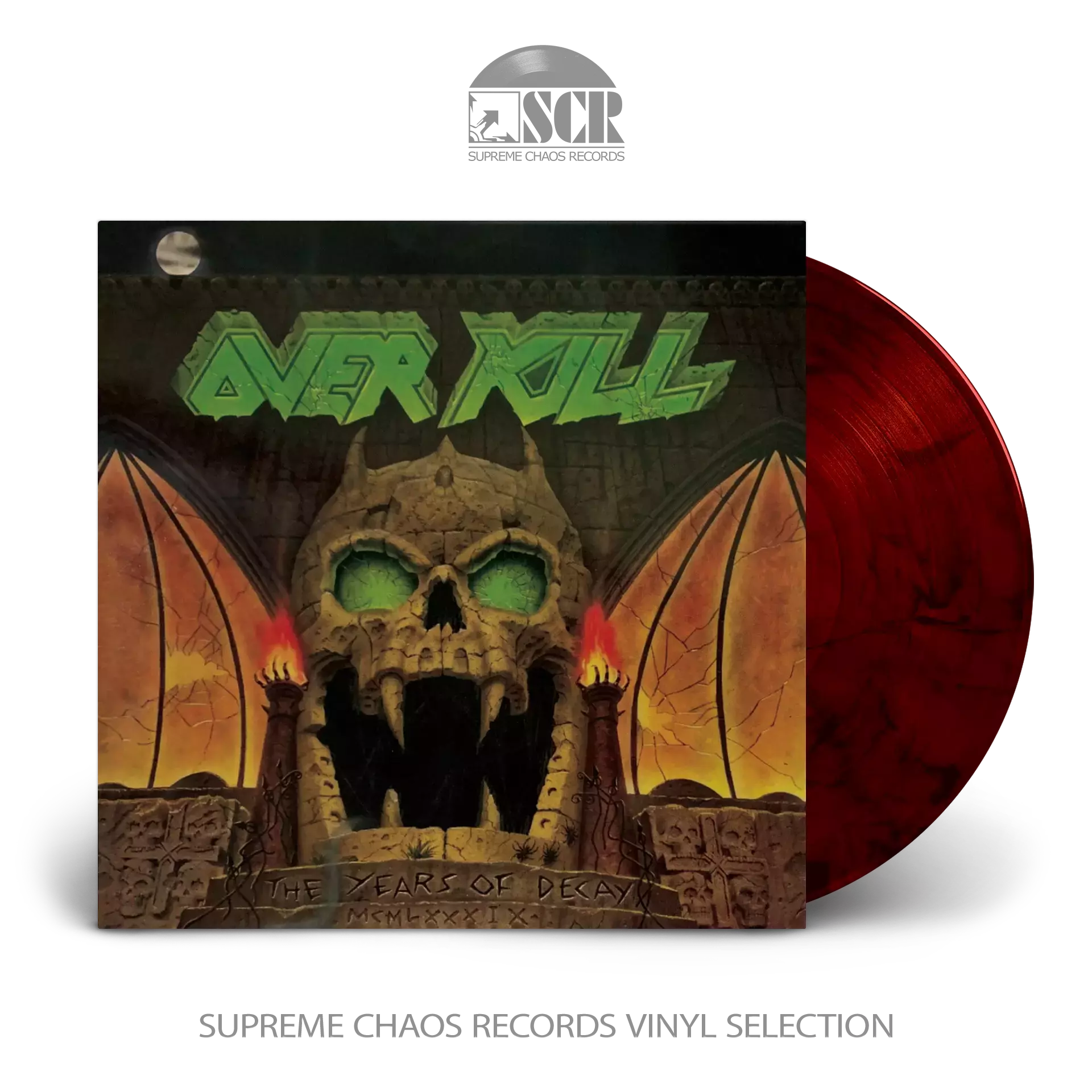 OVERKILL · The Years Of Decay | RED MARBLED LP OVERKILL · The Years Of Decay | RED MARBLED LP (Thrash Metal Vinyl)