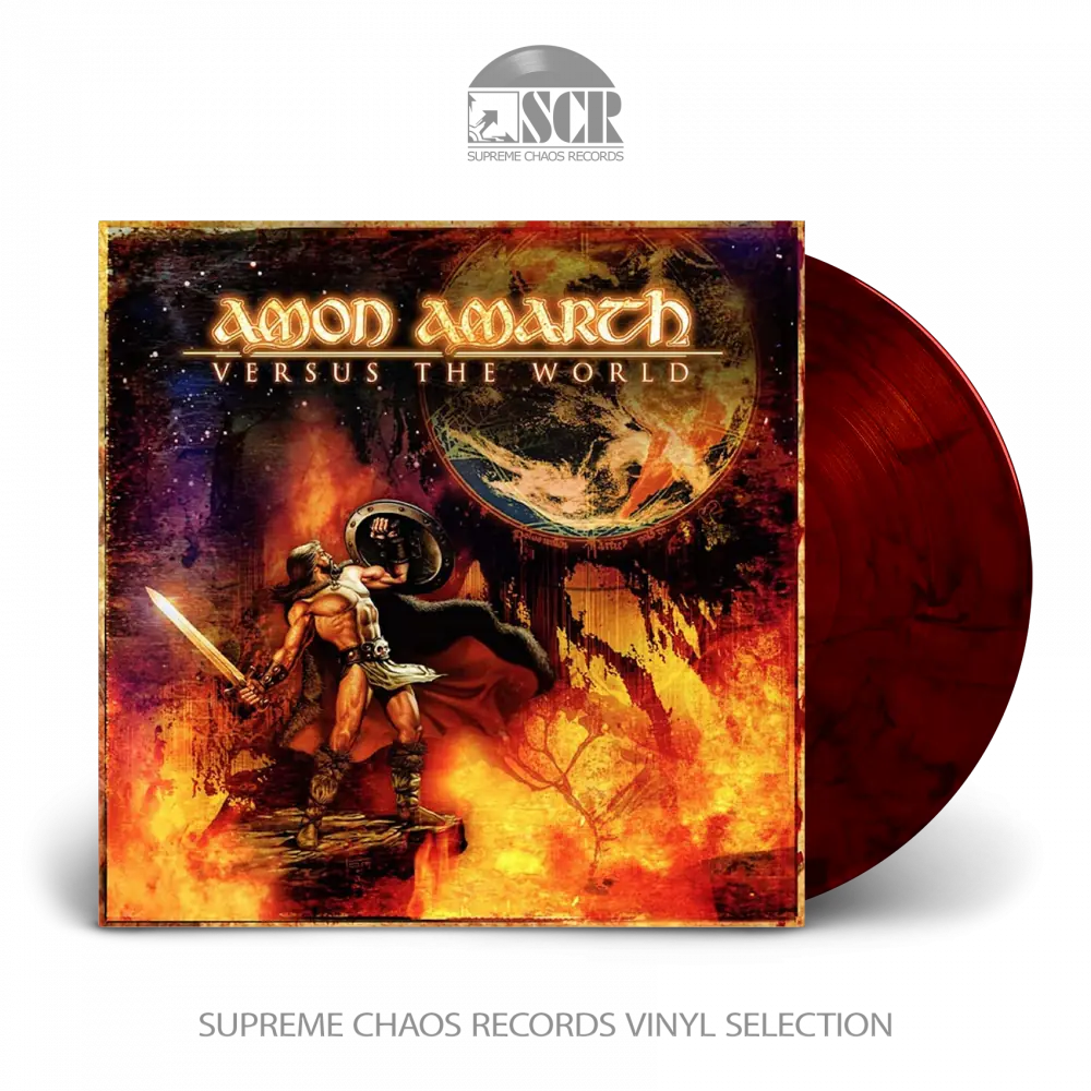AMON AMARTH - Versus The World · CRIMSON RED MARBLED LP AMON AMARTH - Versus The World · CRIMSON RED MARBLED LP (Melodic Death Metal/Viking Metal Vinyl)
