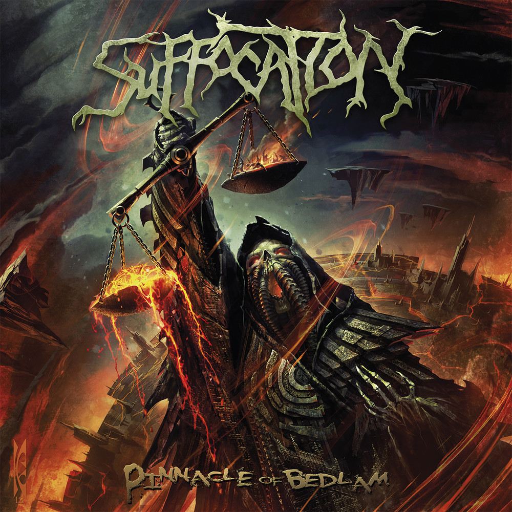 SUFFOCATION - Pinnacle Of Bedlam · ORANGE/GREY/GREEN LP · Bild 1 SUFFOCATION - Pinnacle Of Bedlam · ORANGE/GREY/GREEN LP (Death Metal Vinyl) · Bild 1