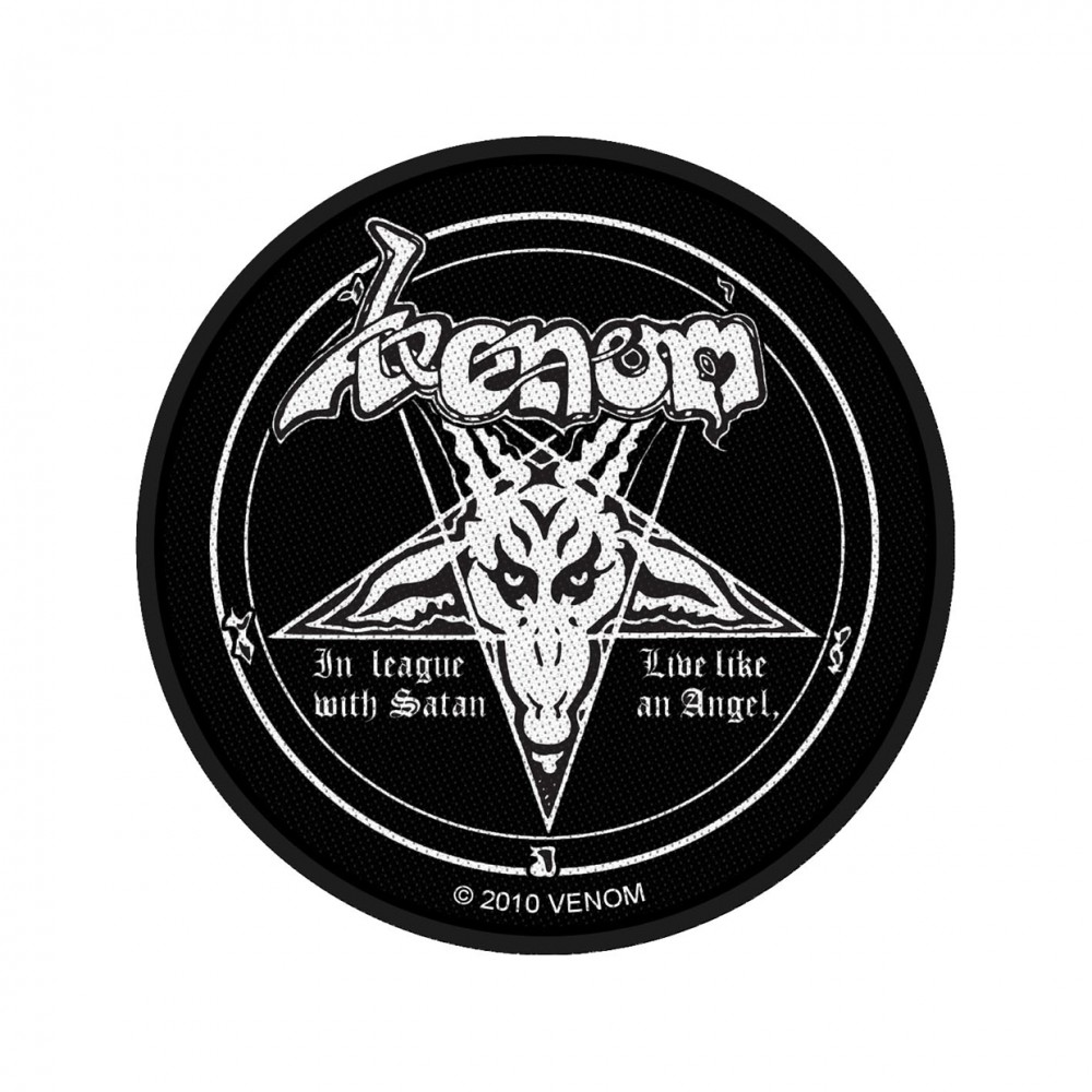 VENOM - In League With Satan · WOVEN PATCH PATCH (Heavy Metal Others)