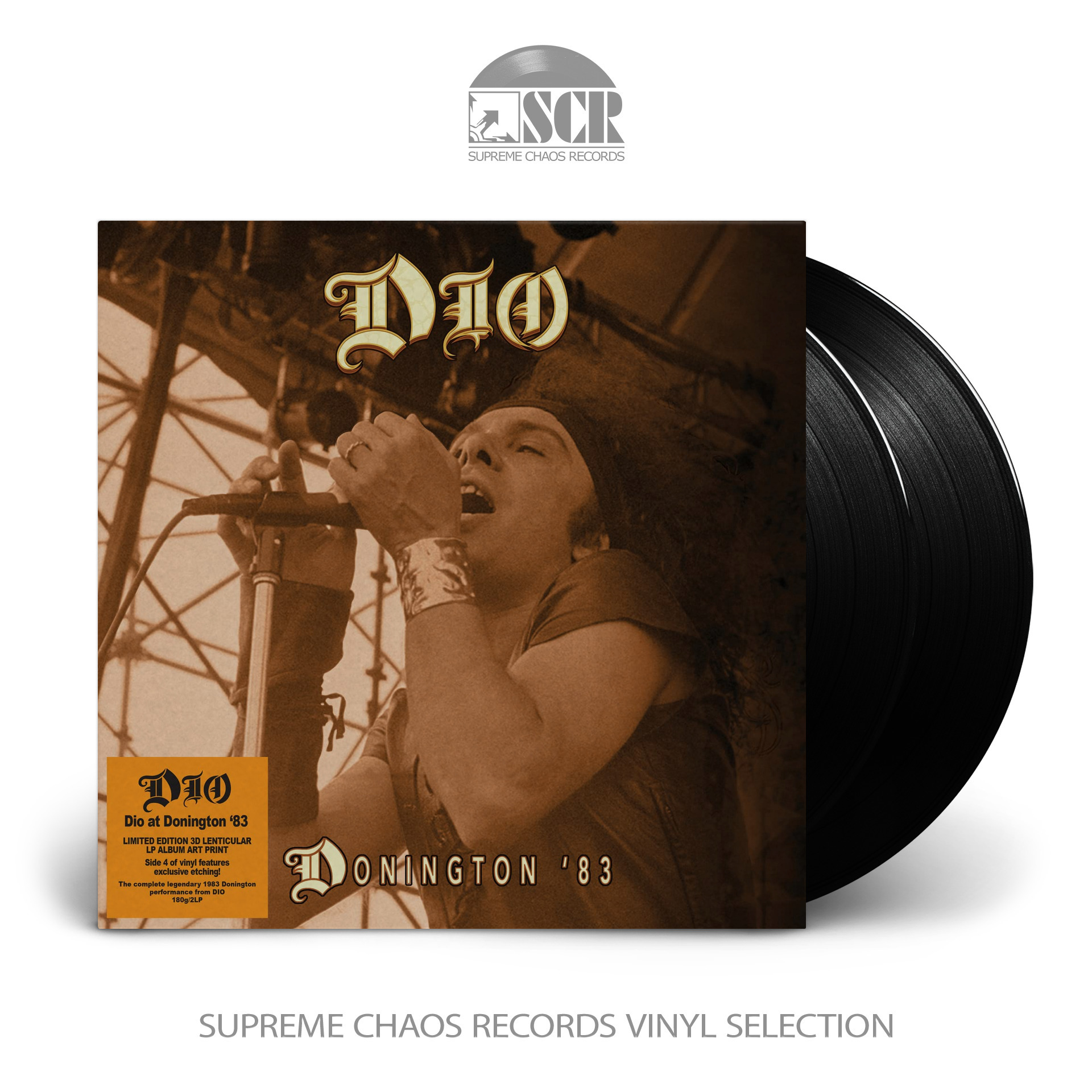 DIO · Dio At Donington '83 | BLACK DLP DIO · Dio At Donington '83 | BLACK DLP (Heavy Metal Vinyl)