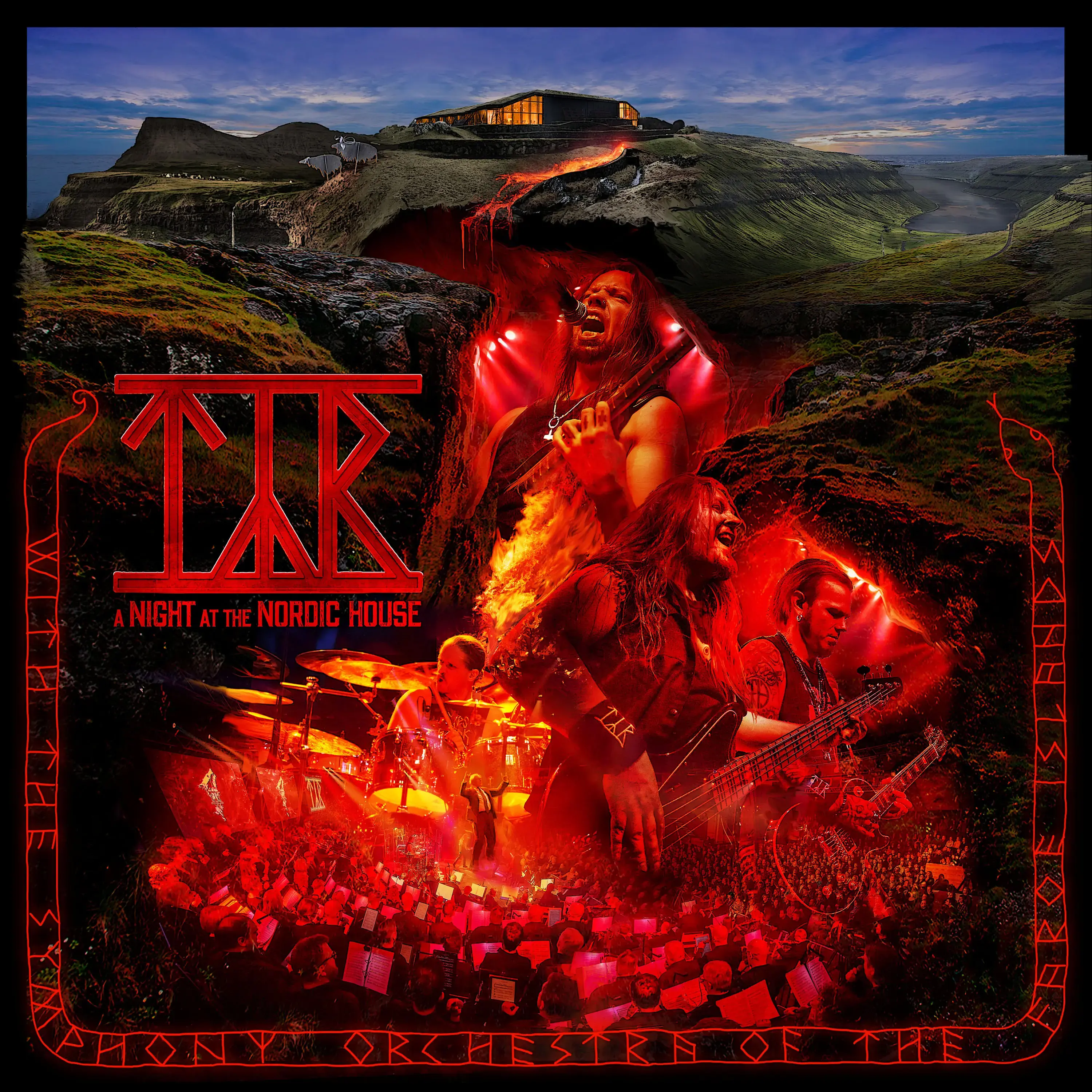 TYR · A Night At The Nordic House | BLUE MARBLED 2LP (Heavy Metal/Viking Metal Vinyl) · Bild 1