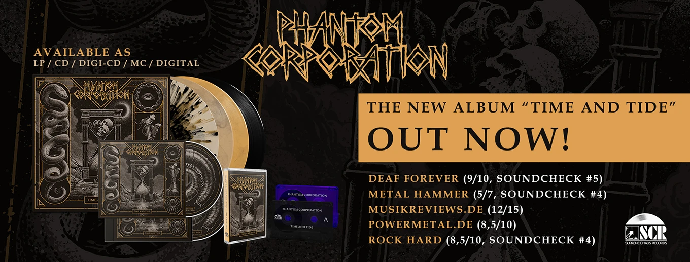 Phantom Corporation "Time And Tide" - jetzt erhältlich!