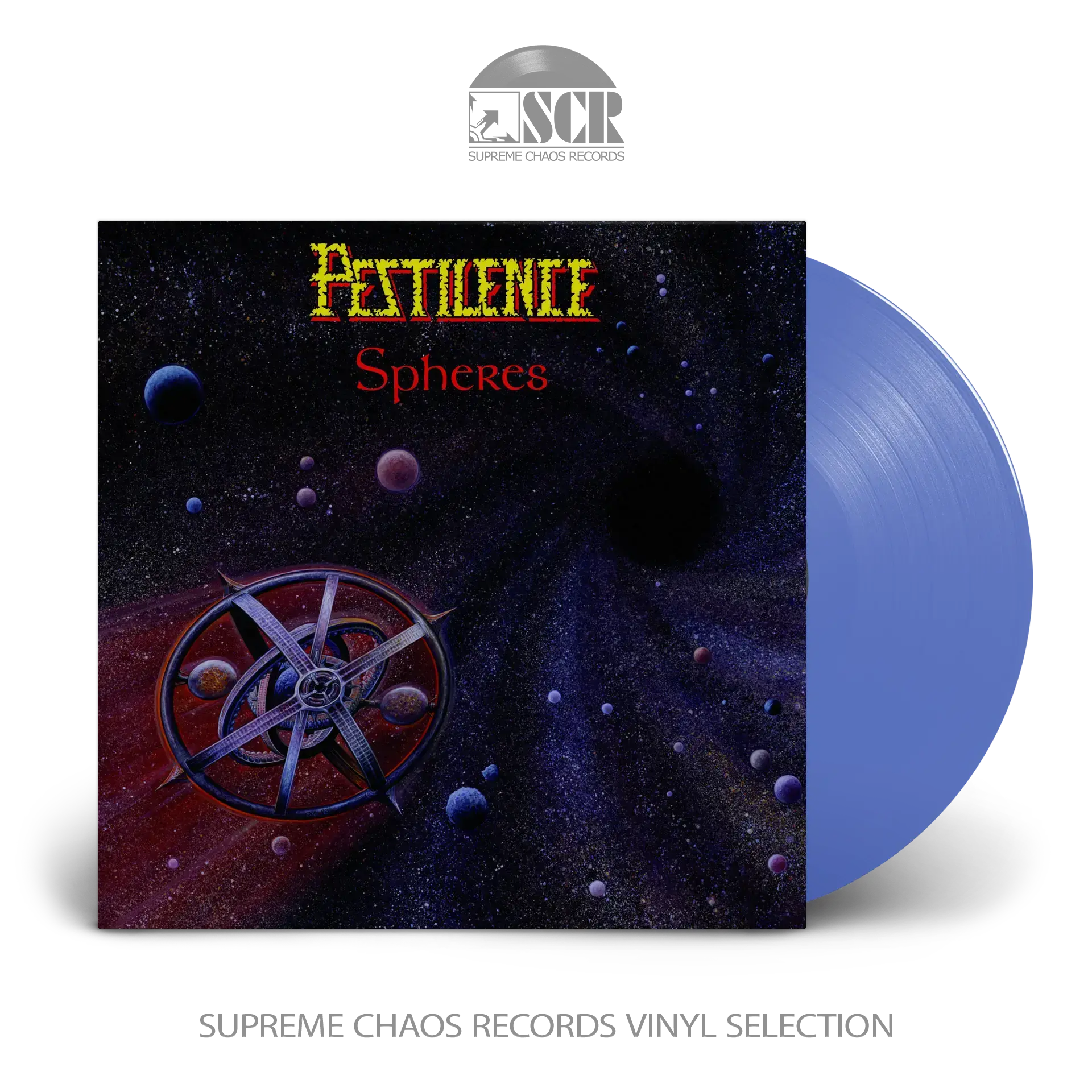 PESTILENCE · Spheres (Re-Release 2023) (B-Stock) | TRANSPARENT BLUE LP PESTILENCE · Spheres (Re-Release 2023) (B-Stock) | TRANSPARENT BLUE LP (Death Metal Vinyl)