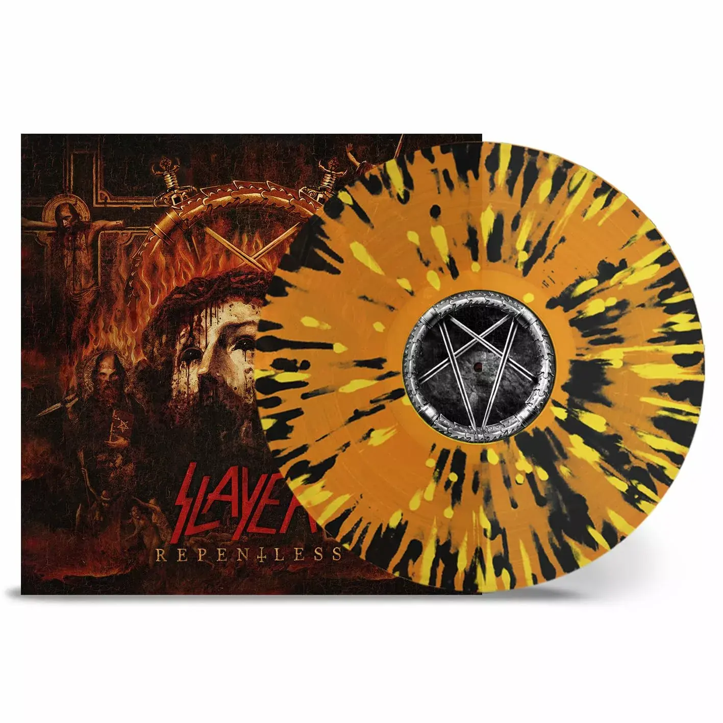 SLAYER - Repentless · ORANGE/YELLOW/BLACK SPLATTER LP