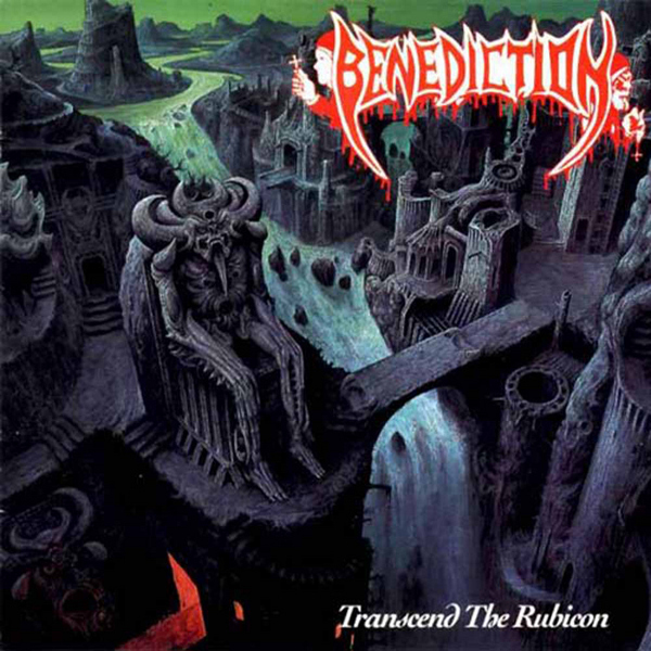 BENEDICTION - Transcend The Rubicon · GREY/RED SPLATTER LP (Death Metal Vinyl) · Bild 1