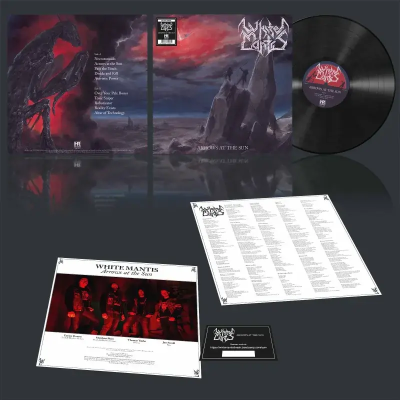 WHITE MANTIS · Arrows at the Sun | BLACK LP (Thrash Metal Vinyl) · Bild 2