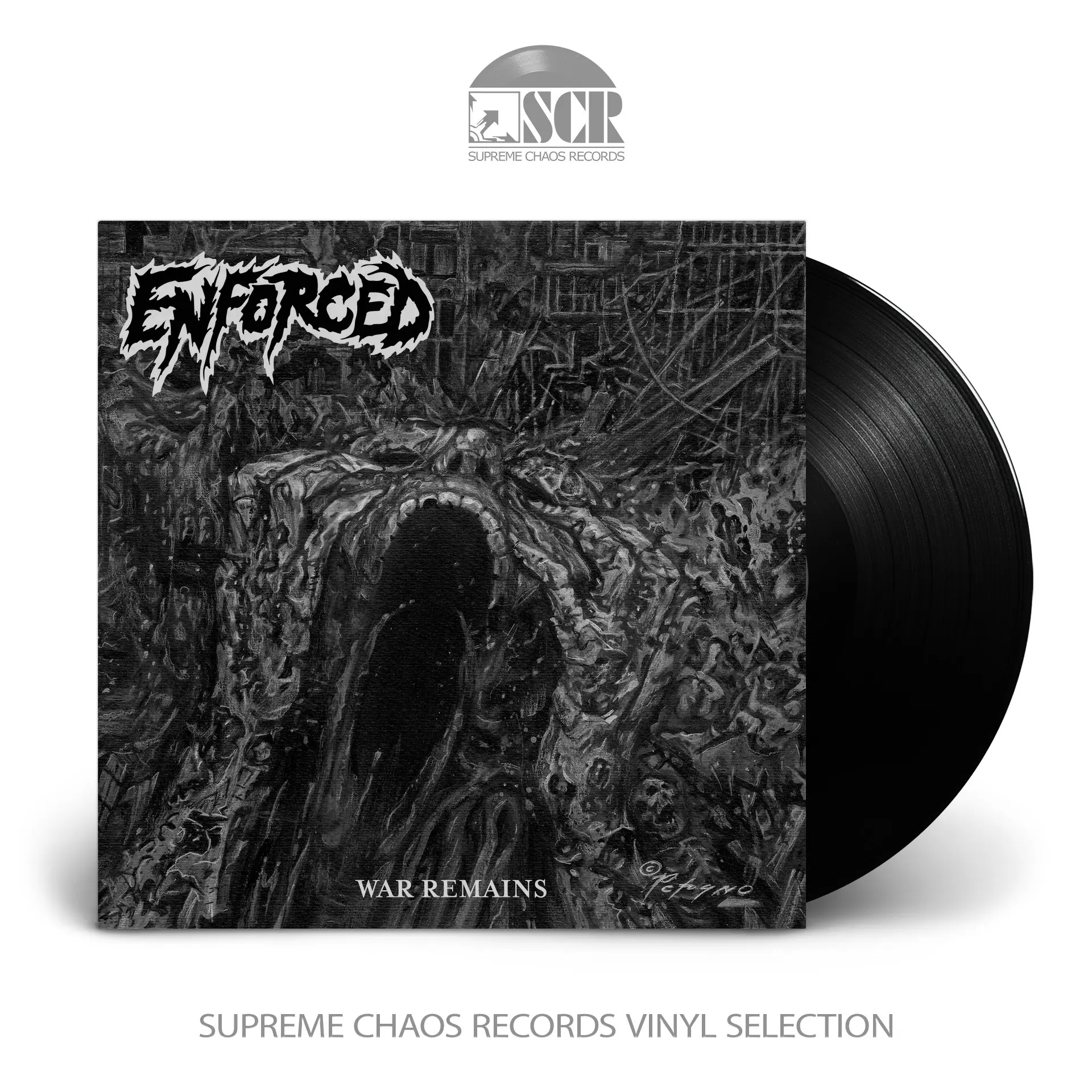 ENFORCED · War Remains | BLACK LP (Thrash Metal Vinyl)