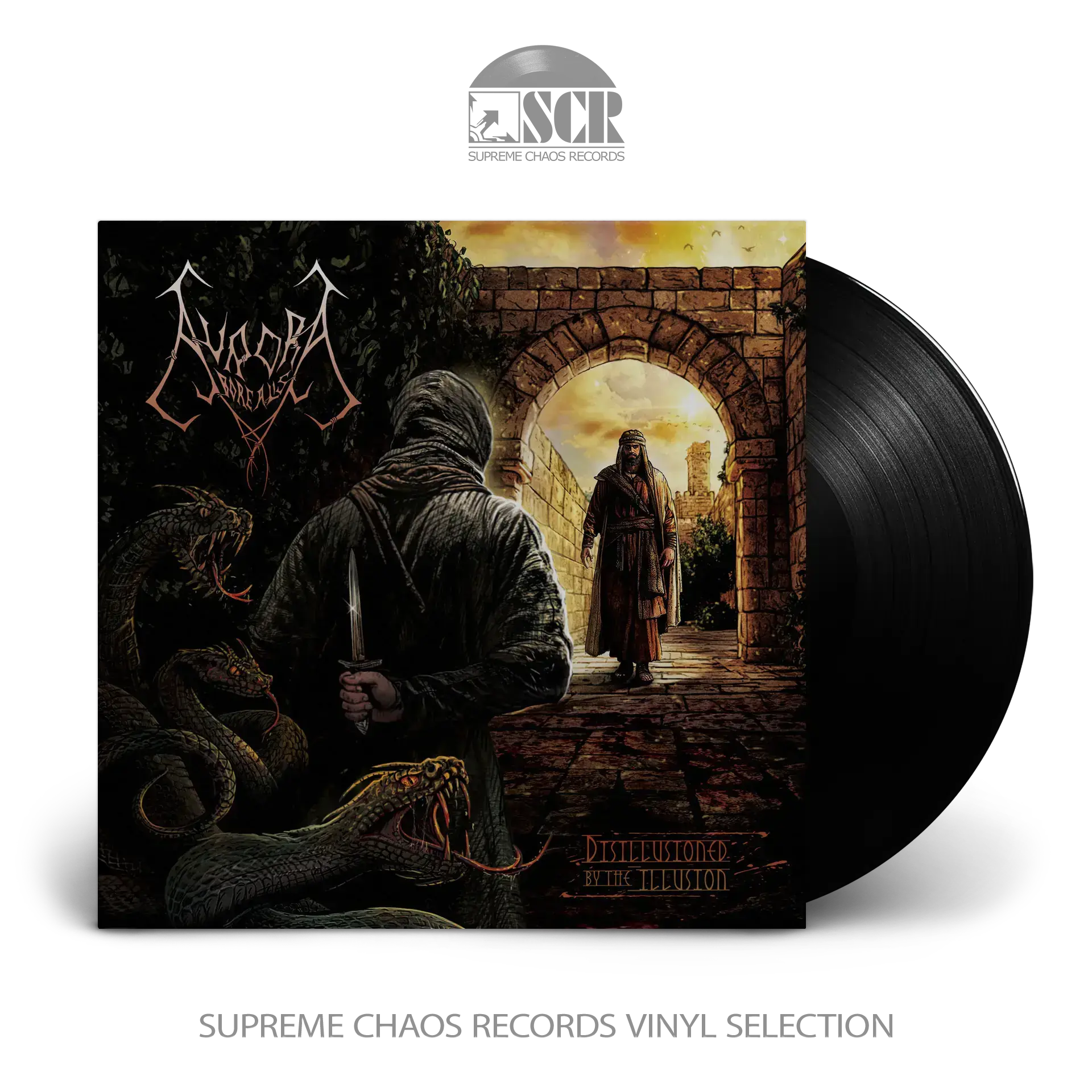 AURORA BOREALIS · Disillusioned By The Illusion | BLACK LP (Death Metal/Black Metal Vinyl)