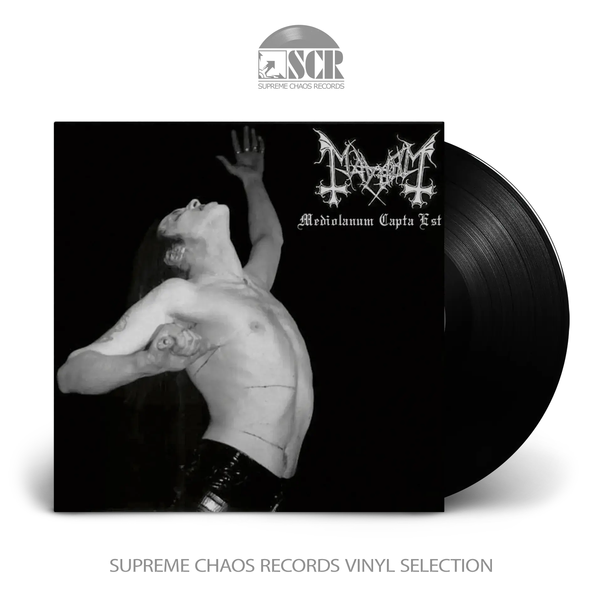 MAYHEM - Mediolanum Capta Est · BLACK LP MAYHEM - Mediolanum Capta Est · BLACK LP (Black Metal Vinyl)