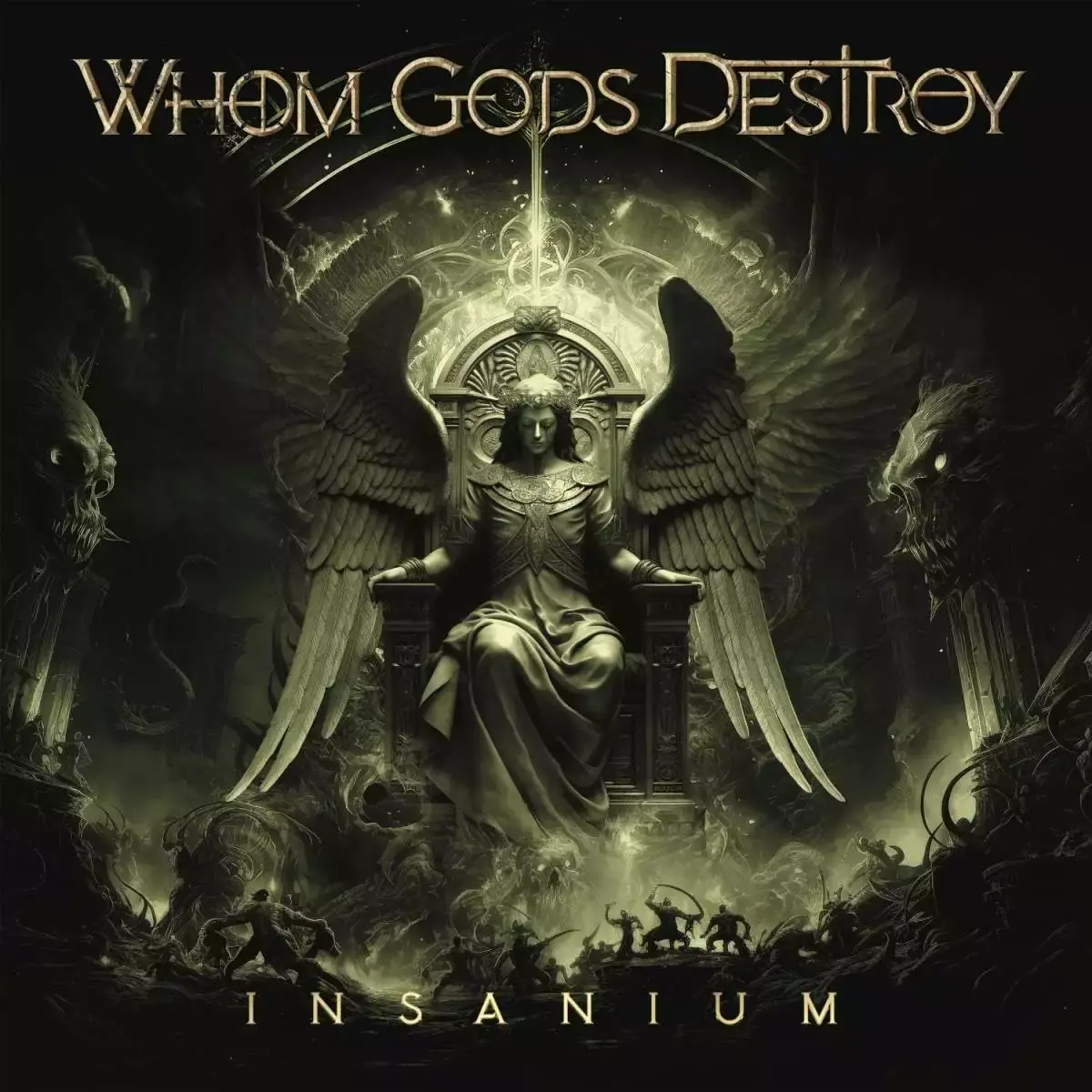 WHOM GODS DESTROY - Insanium · DARK GREEN 2LP · Bild 1 WHOM GODS DESTROY - Insanium · DARK GREEN 2LP (Progressive Metal Vinyl) · Bild 1