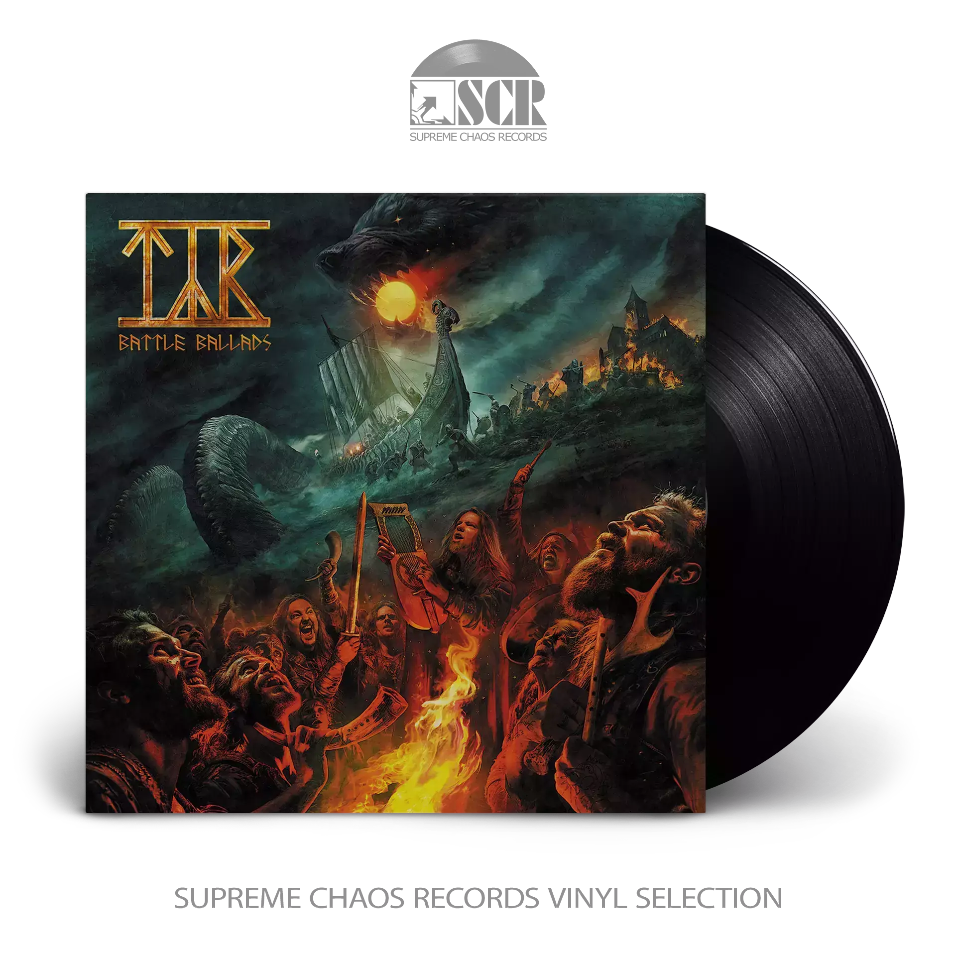 TYR - Battle Ballads · BLACK LP (Viking Metal Vinyl)