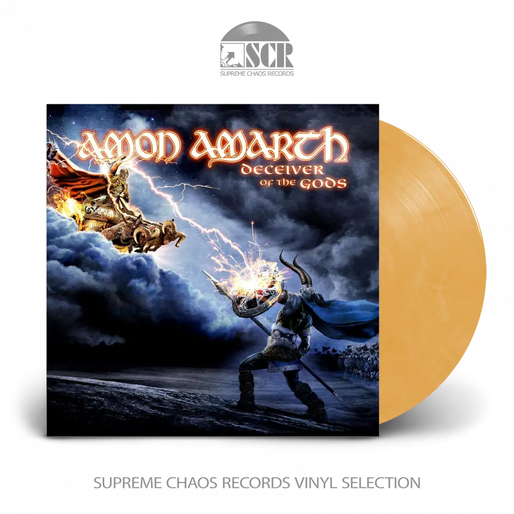 AMON AMARTH - Deceiver Of The Gods · BEIGE/RED LP (Death Metal Vinyl)