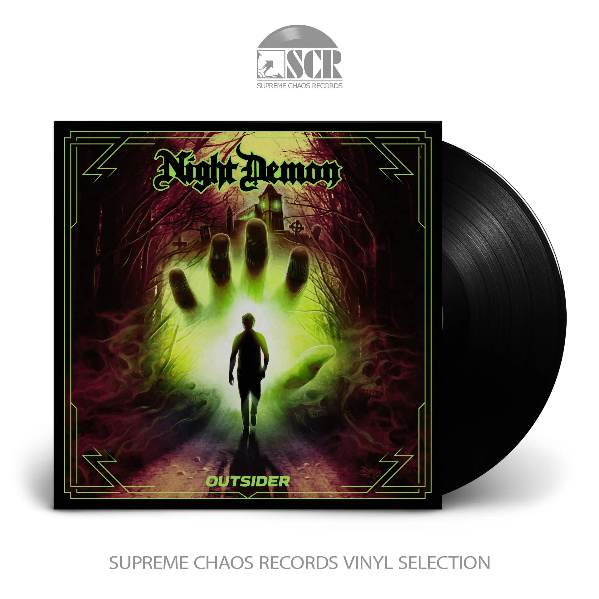 NIGHT DEMON - Outsider · BLACK LP NIGHT DEMON - Outsider · BLACK LP (Heavy Metal Vinyl)