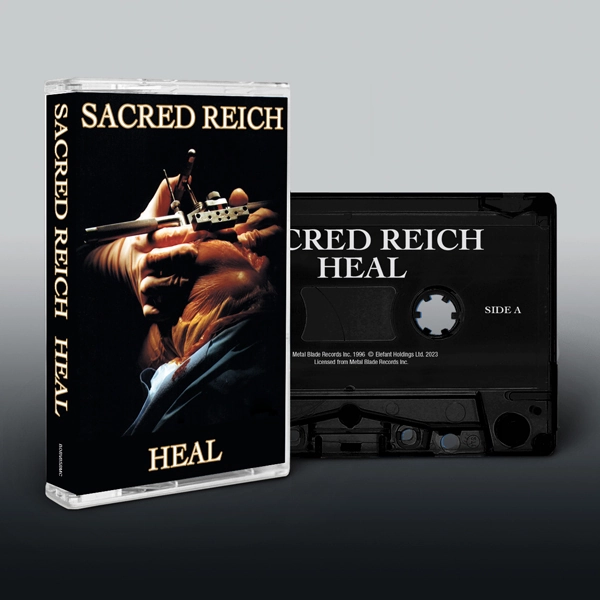 SACRED REICH · Heal | BLACK TAPE (Thrash Metal Tapes)