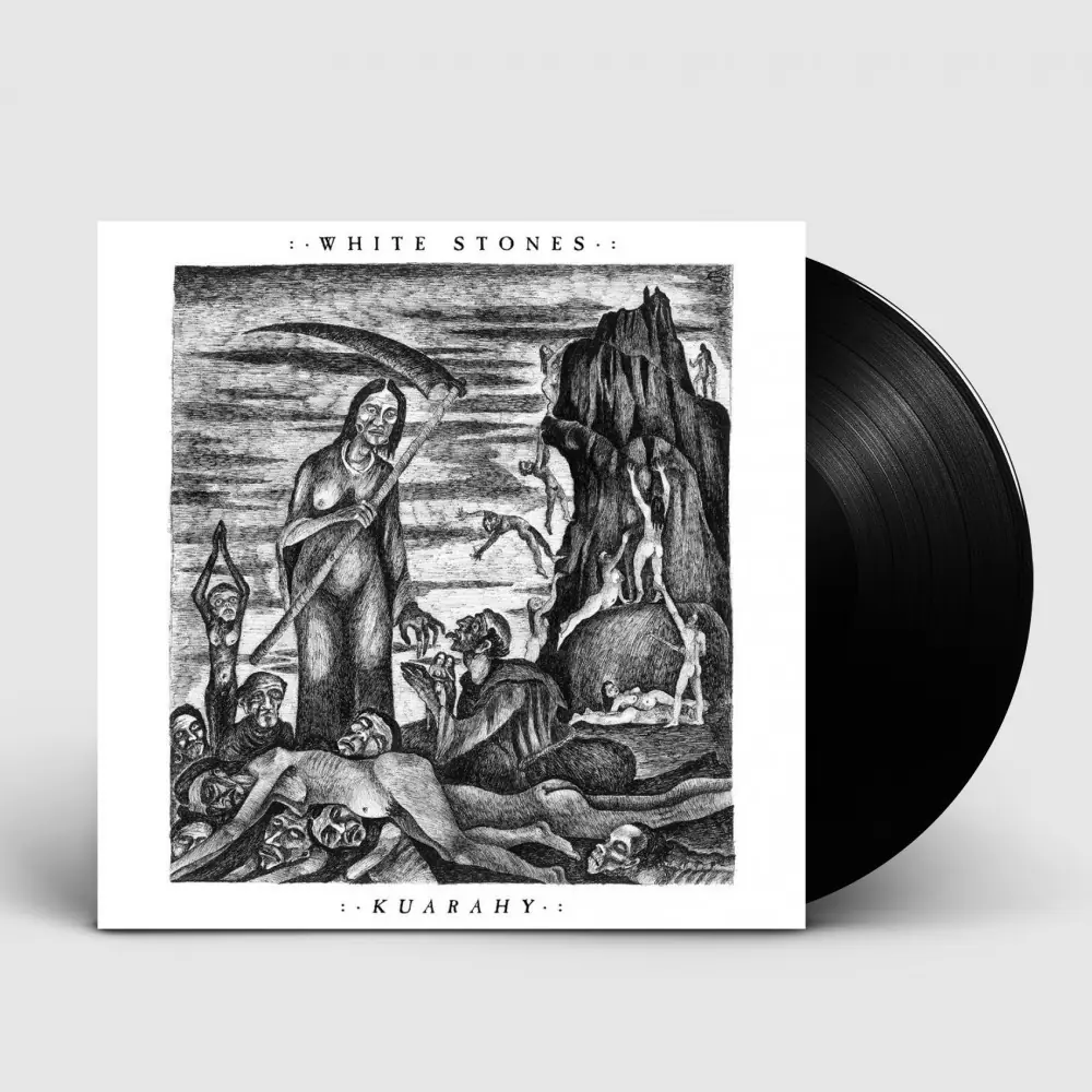 WHITE STONES - Kuarahy · BLACK LP (Death Metal Vinyl)