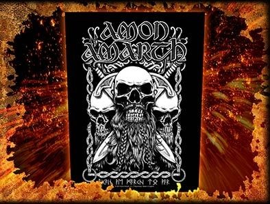 AMON AMARTH - Bearded Skulls [BACKPATCH PATCH]