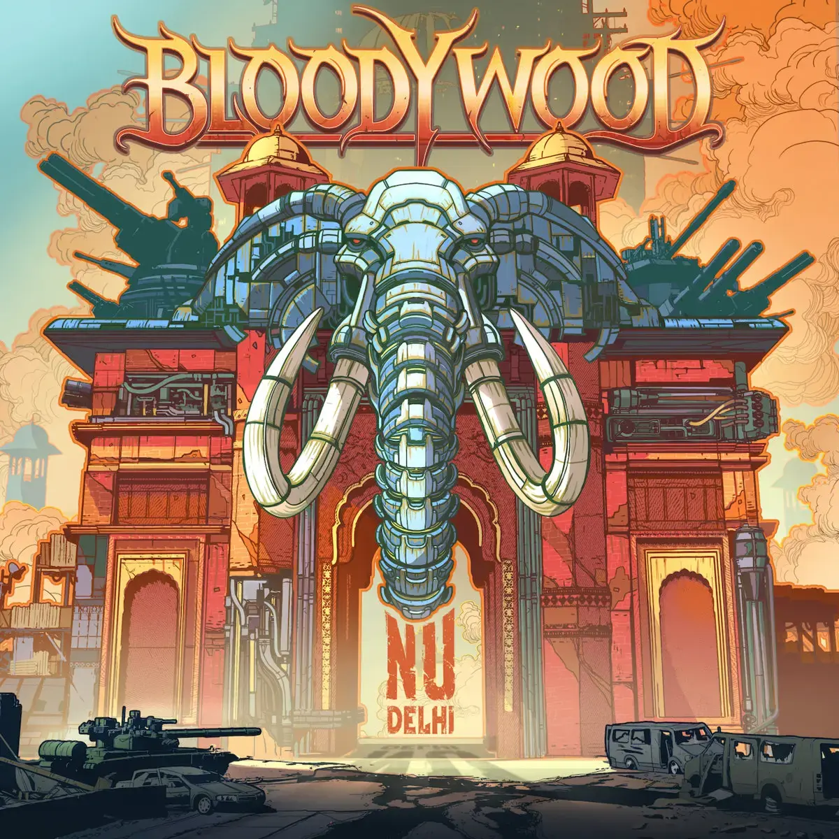 BLOODYWOOD - Nu Delhi · WHITE LP (Heavy Metal Vinyl) · Bild 1