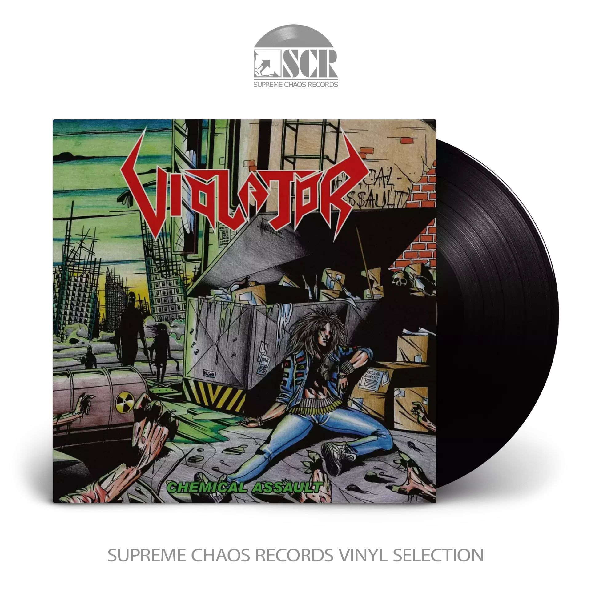 VIOLATOR · Chemical Assault | BLACK LP VIOLATOR · Chemical Assault | BLACK LP (Thrash Metal Vinyl)