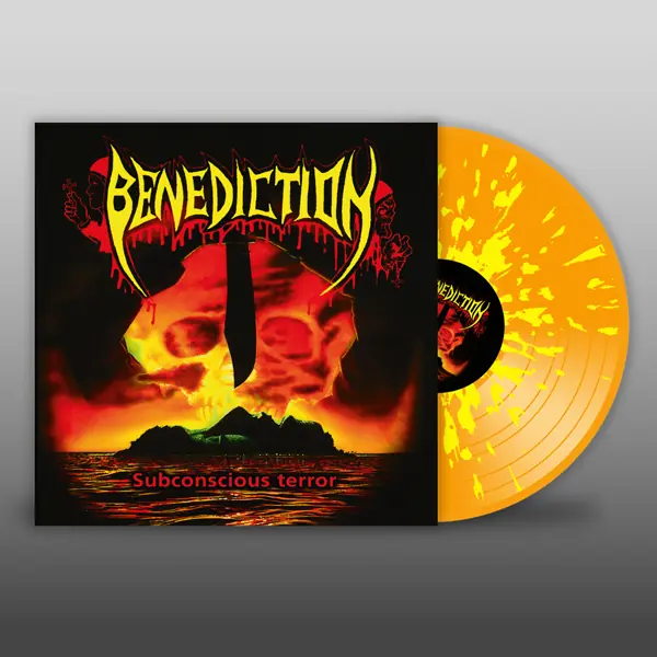 BENEDICTION - Subconscious Terror · ORANGE/YELLOW LP (Death Metal Vinyl)