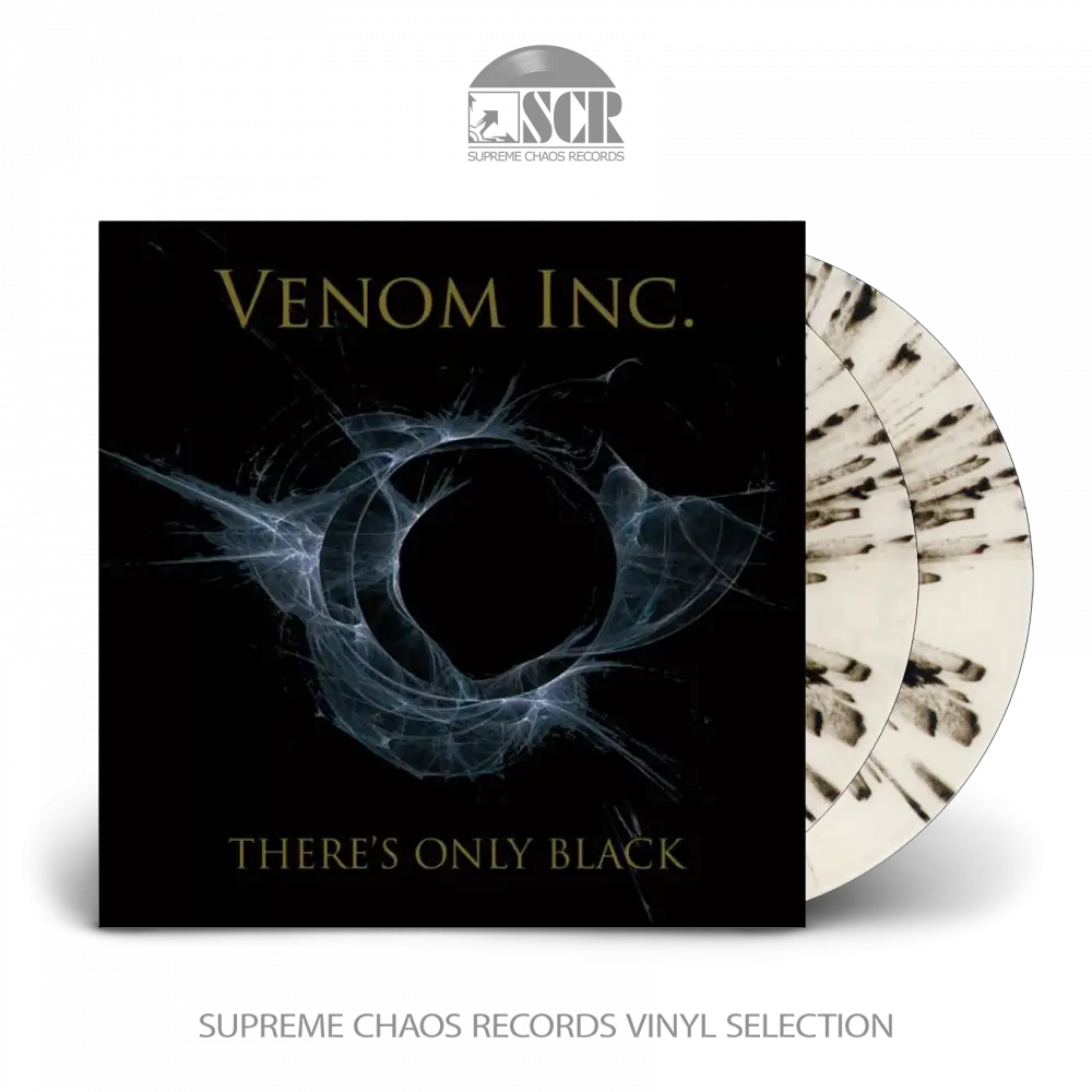 VENOM INC. · There's Only Black | CLEAR/BLACK SPLATTER DLP (Black Metal Vinyl)