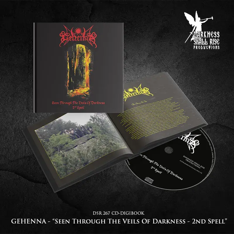 GEHENNA - Seen Through The Veils Of Darkness · DIGIBOOK CD · Bild 2 GEHENNA - Seen Through The Veils Of Darkness · DIGIBOOK CD (Black Metal CDs) · Bild 2
