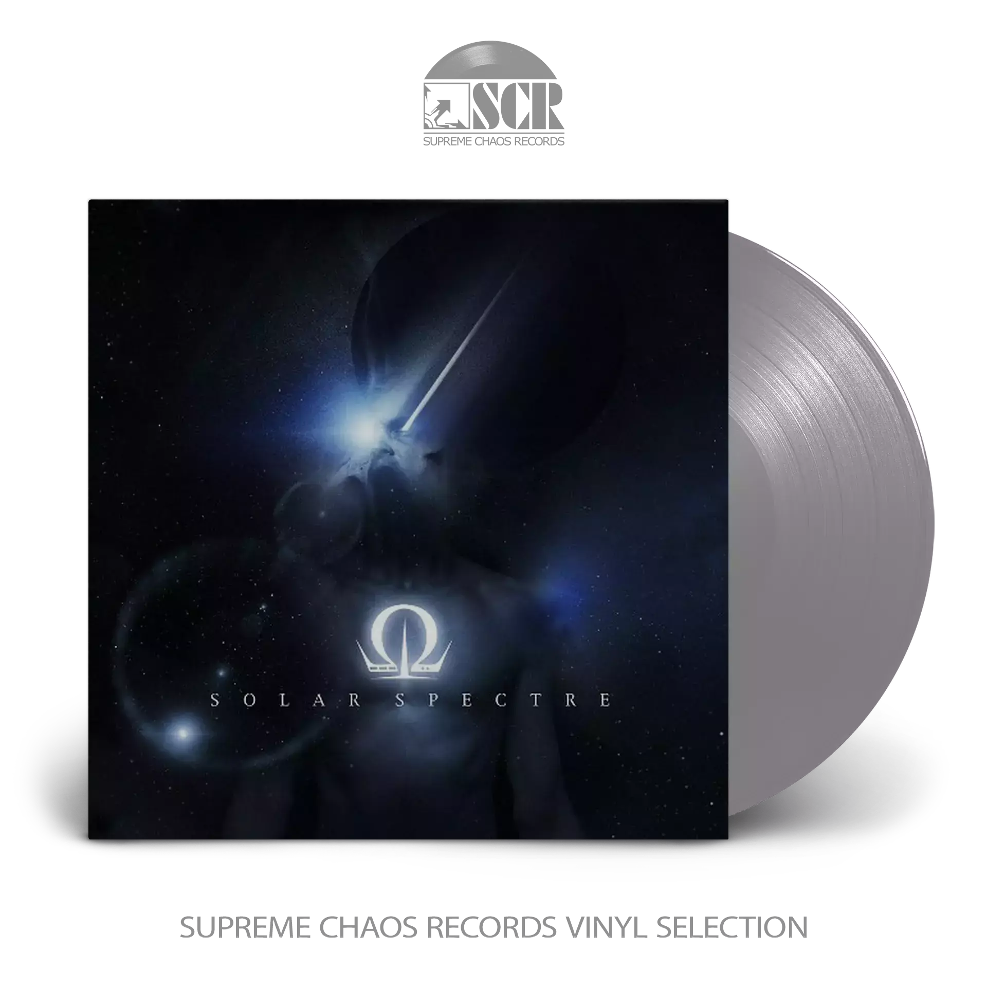 OMEGA INFINITY · Solar Spectre | SILVER LP OMEGA INFINITY · Solar Spectre | SILVER LP (Black Metal Vinyl)
