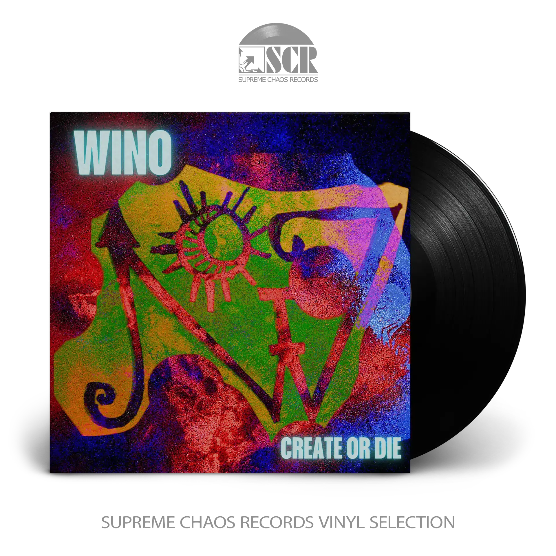 WINO · Create Or Die | BLACK LP (Doom Metal/Stoner Rock Vinyl)