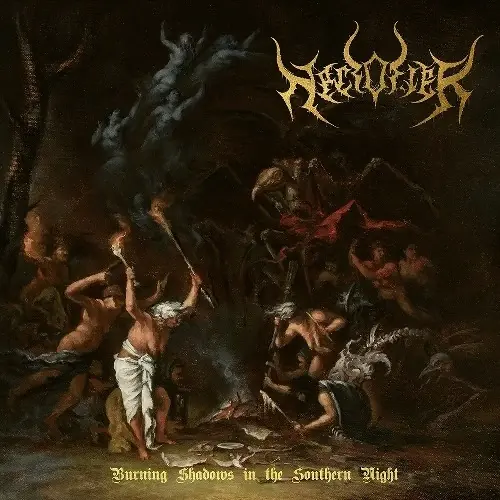 NECROFIER - Burning Shadows in the Southern Night · GOLD LP 1
