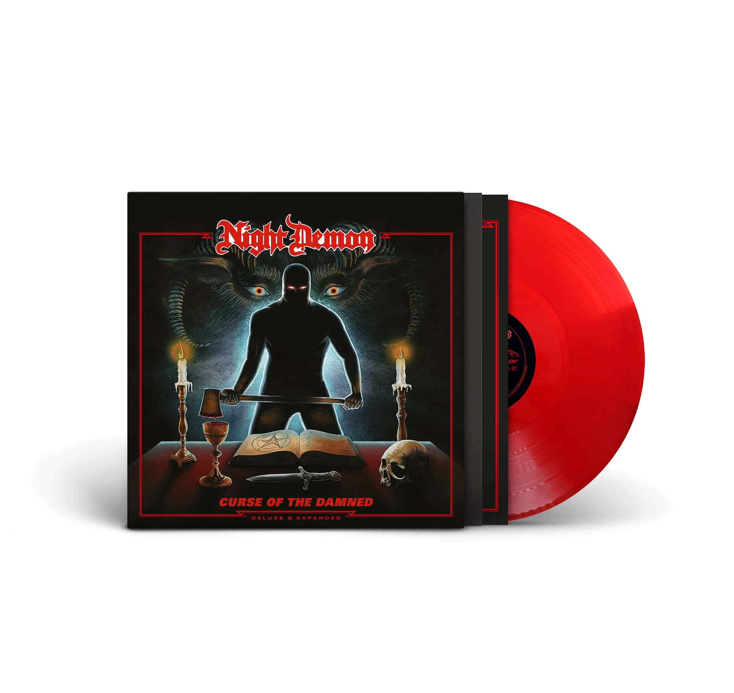 NIGHT DEMON - Curse Of The Damned (Deluxe & Expanded) · RED LP (Heavy Metal Vinyl)