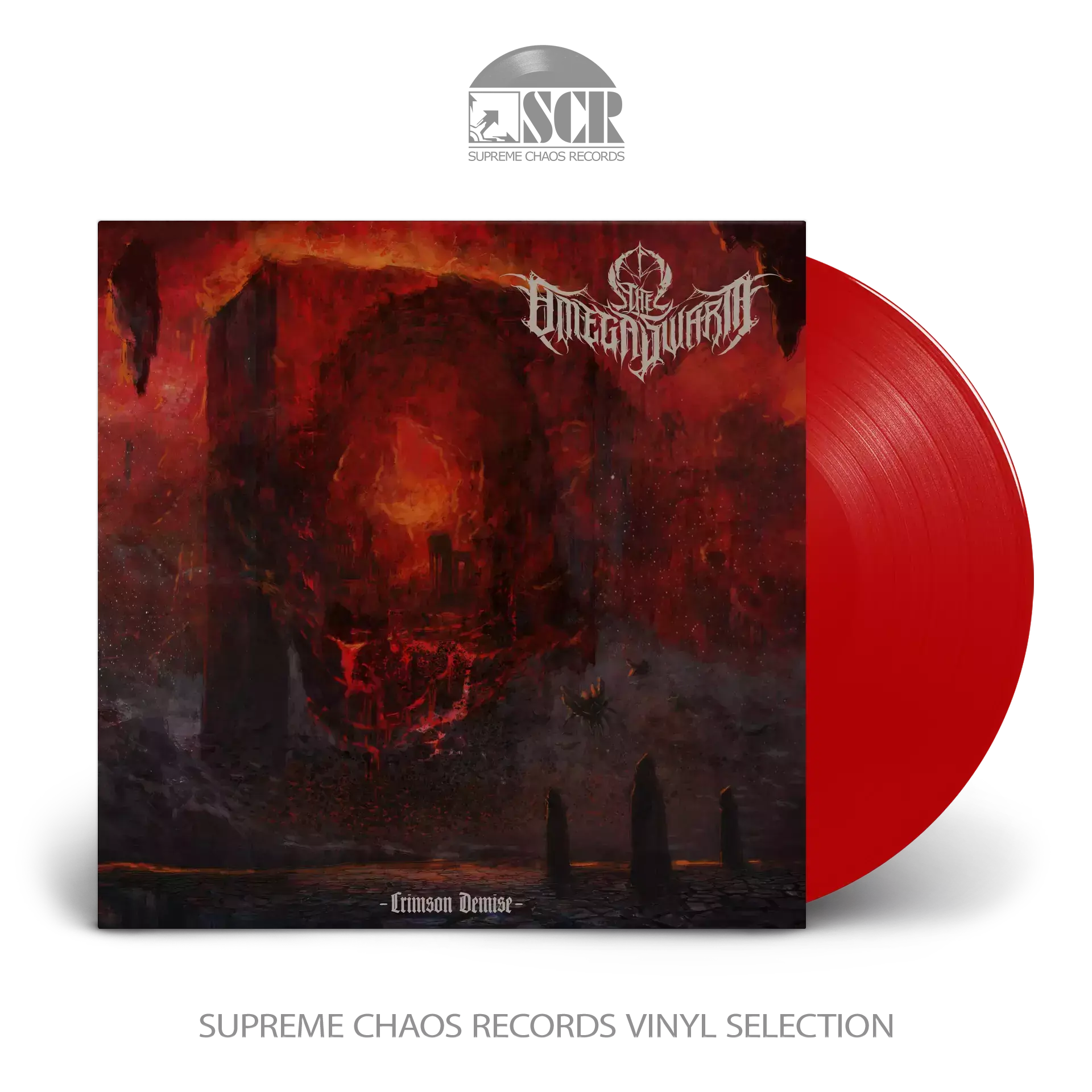 THE OMEGA SWARM - Crimson Demise · RED LP (Death Metal Vinyl)