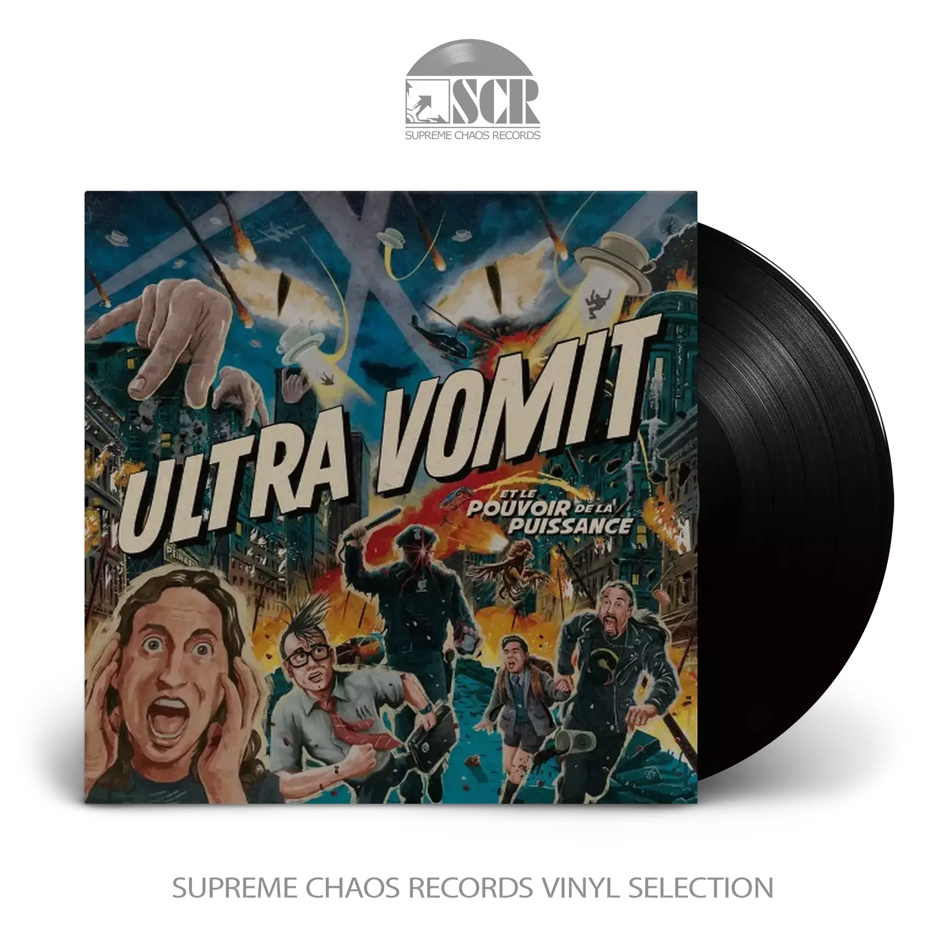 ULTRA VOMIT - Le Pouvoir de la Puissance · BLACK LP ULTRA VOMIT - Le Pouvoir de la Puissance · BLACK LP (Death Metal Vinyl)