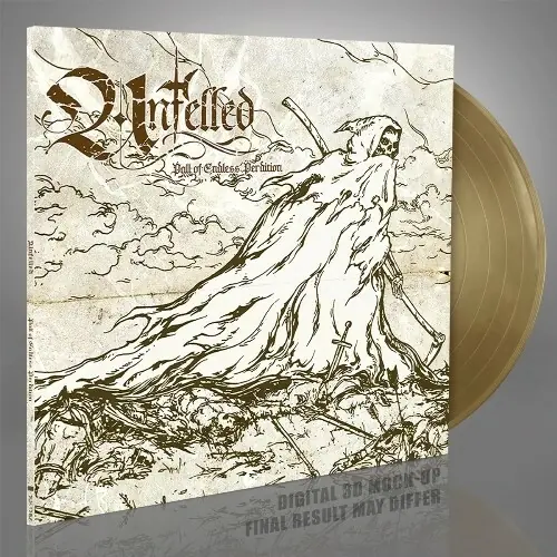 UNFELLED · Pall of Endless Perdition | GOLD LP (Black Metal Vinyl)