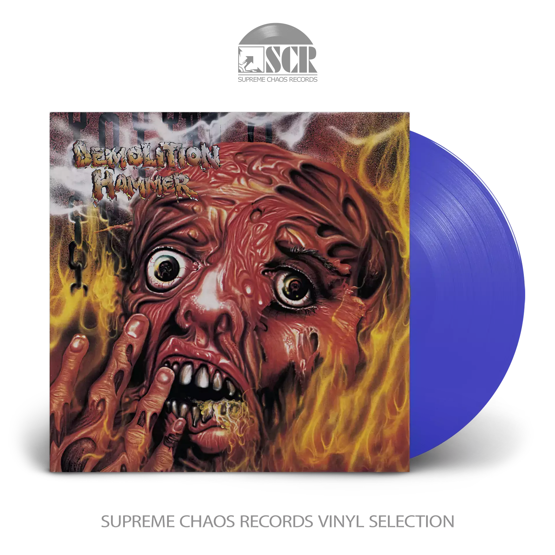 DEMOLITION HAMMER · Tortured Existence (Re-Issue 2023) | TRANSPARENT BLUE LP DEMOLITION HAMMER · Tortured Existence (Re-Issue 2023) | TRANSPARENT BLUE LP (Thrash Metal Vinyl)