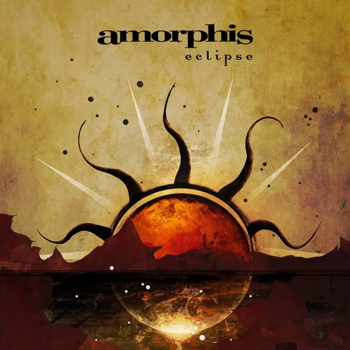 AMORPHIS - Eclipse · ORANGE/BLACK MARBLED LP · Bild 1 AMORPHIS - Eclipse · ORANGE/BLACK MARBLED LP (Gothic Metal/Melodic Death Metal Vinyl) · Bild 1