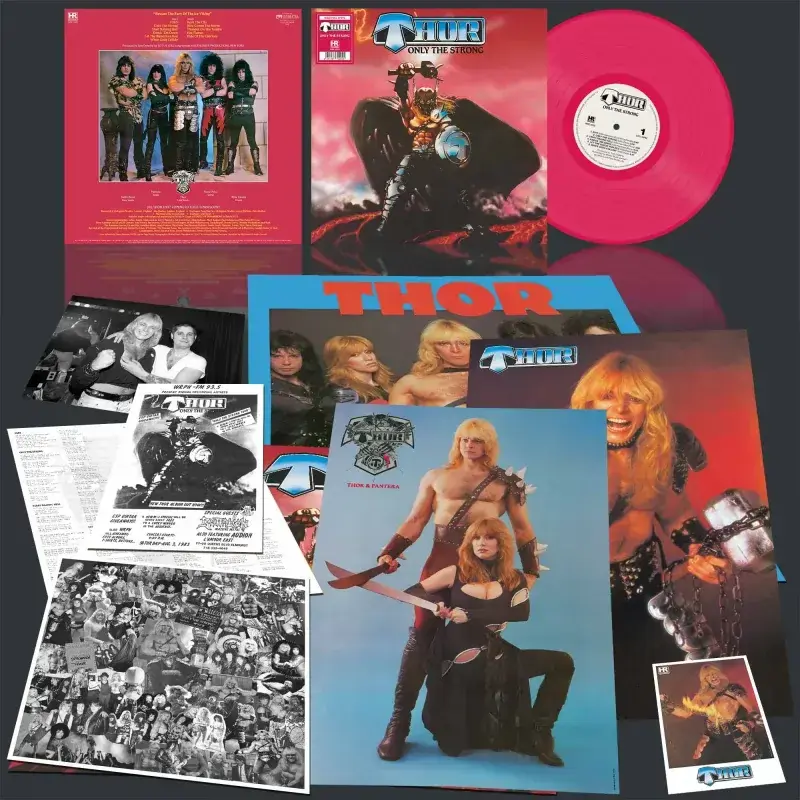 THOR - Only The Strong · MAGENTA LP · Bild 2 THOR - Only The Strong · MAGENTA LP (Heavy Metal Vinyl) · Bild 2