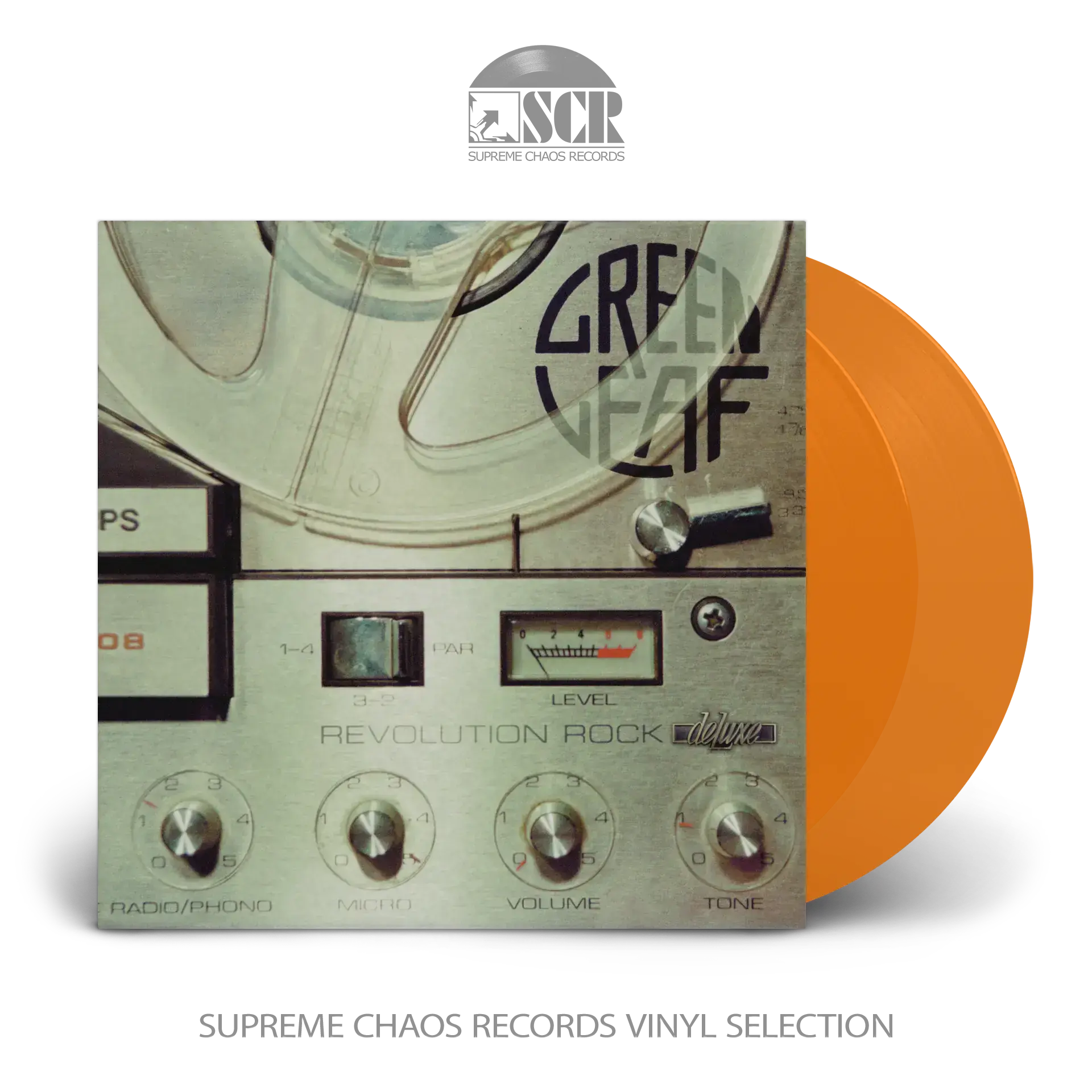 GREENLEAF · Revolution Rock Deluxe | TRANSPARENT ORANGE CRUSH 2LP (Stoner Rock Vinyl)