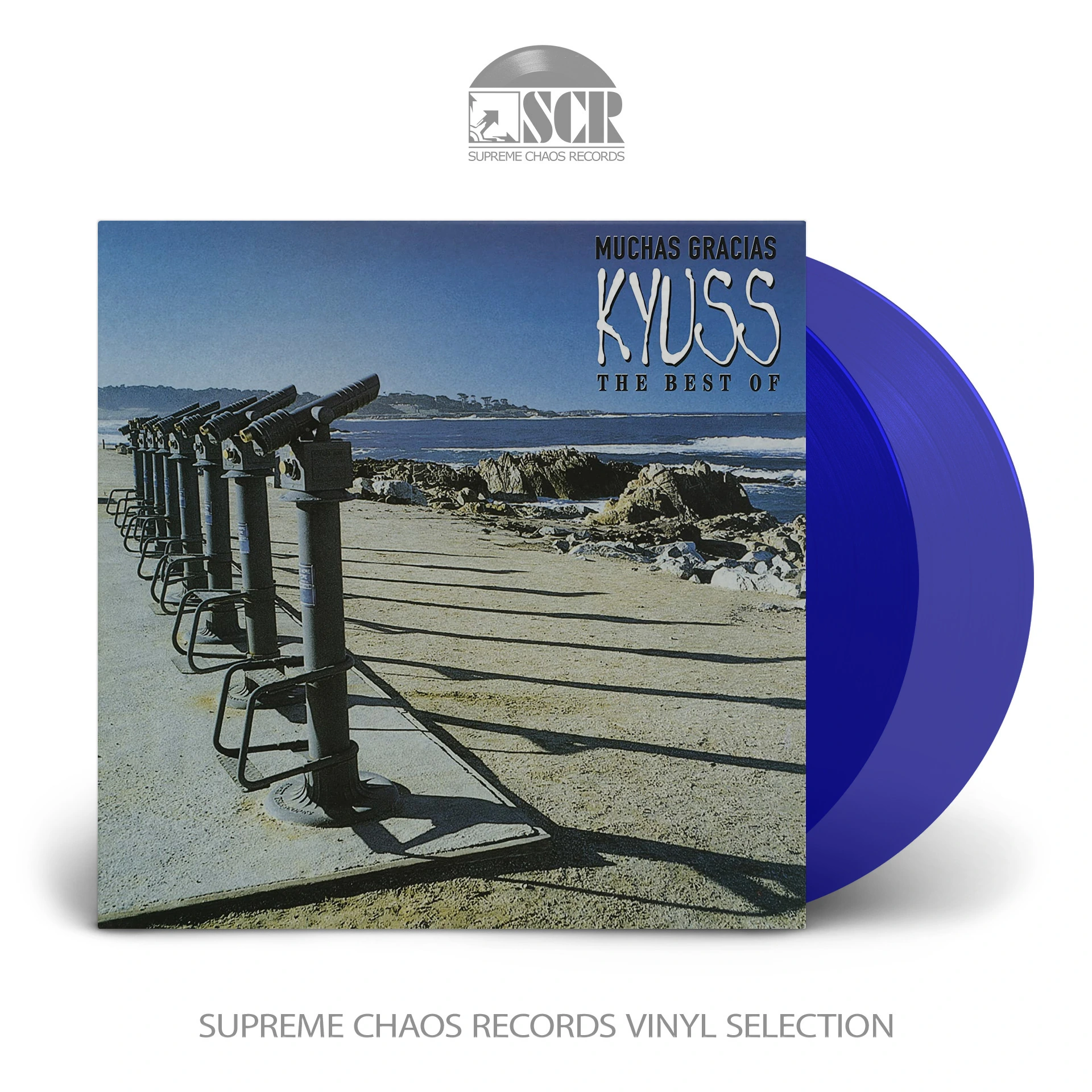 KYUSS · Muchas Gracias: The Best Of Kyuss | TRANSPARENT BLUE 2LP (Stoner Rock Vinyl)