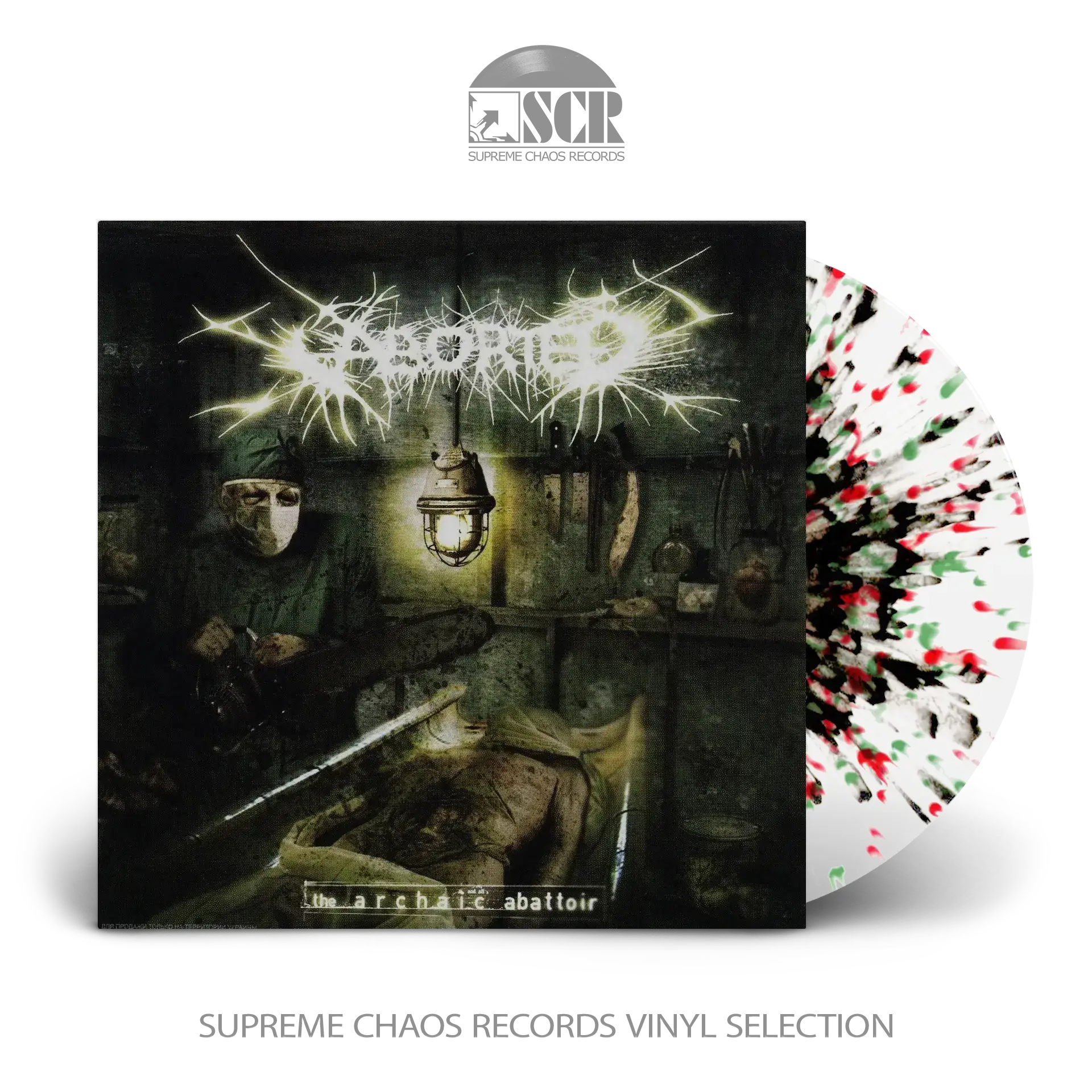 ABORTED - The Archaic Abattoir · SPLATTER LP ABORTED - The Archaic Abattoir · SPLATTER LP (Death Metal Vinyl)