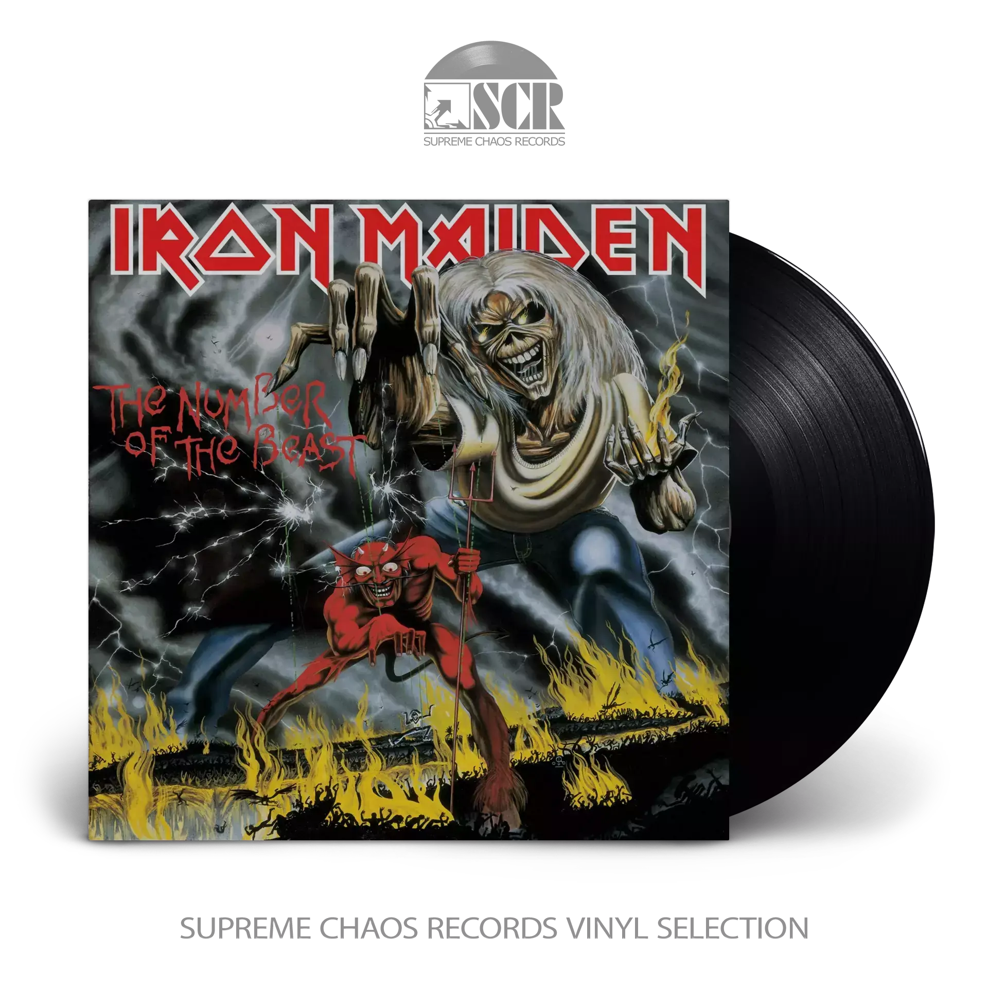 IRON MAIDEN - The Number Of The Beast (Remastered) · BLACK LP (Heavy Metal Vinyl)