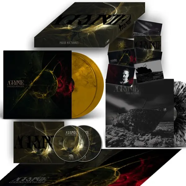 AGRYPNIE - Grenzgaenger · DELUXE GOLD/CLEAR 4LP BOX SET (Black Metal Vinyl)
