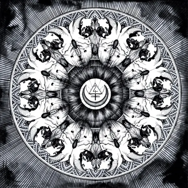 SANGHARSHA / BLANK - Split · BLACK LP