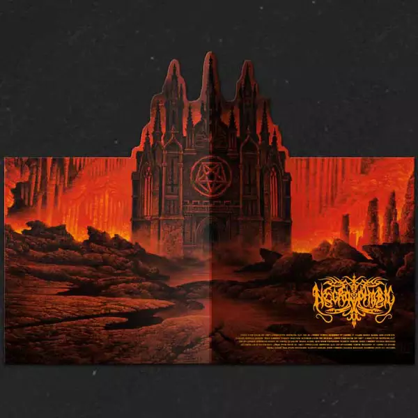NECROPHOBIC · Mark Of The Necrogram (Pop-Up) | ORANGE LP (Death Metal Vinyl) · Bild 1