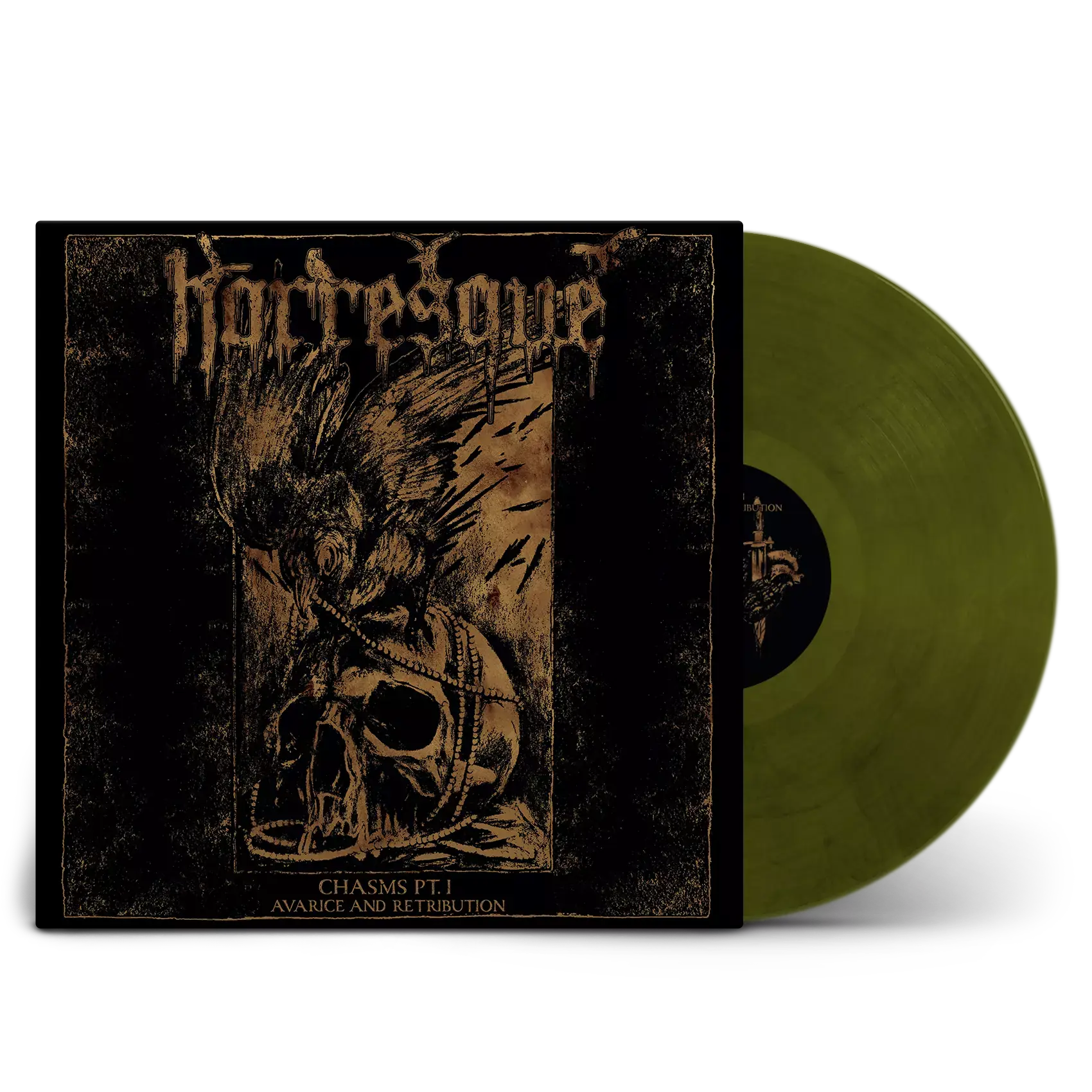 HORRESQUE - Chasms Pt. I - Avarice and Retribution · YELLOW/BLACK LP HORRESQUE - Chasms Pt. I - Avarice and Retribution · YELLOW/BLACK LP (Death Metal/Black Metal Vinyl)