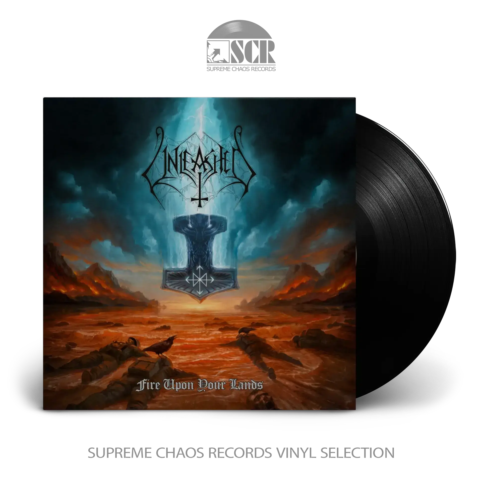UNLEASHED - Fire Upon Your Lands · BLACK LP (Death Metal Vinyl)