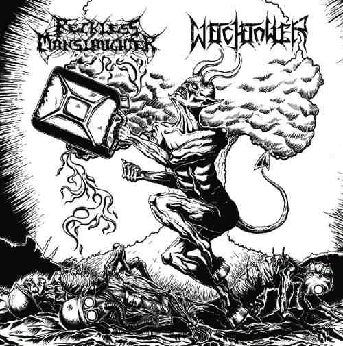 RECKLESS MANSLAUGHTER / WITCHTOWER · Split | 7" EP (Death Metal/Thrash Metal Vinyl)