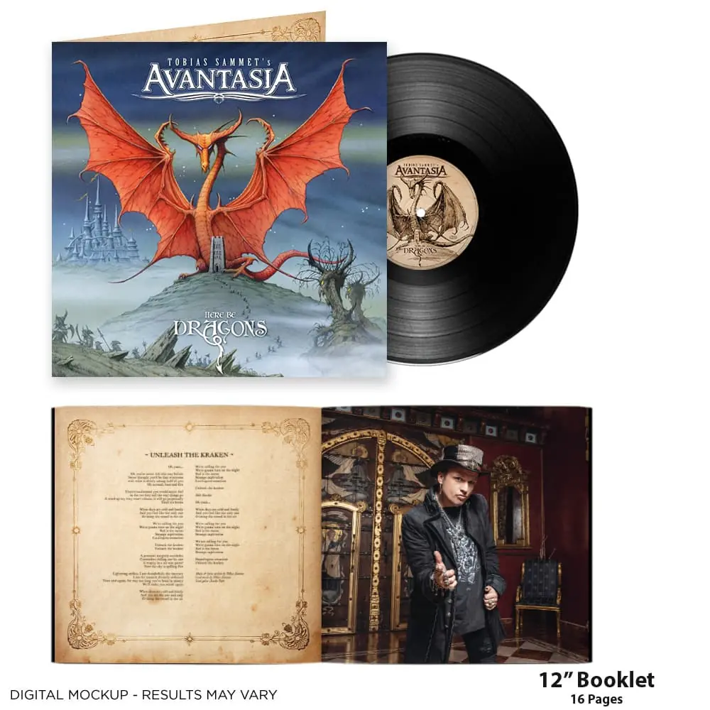 AVANTASIA - Here Be Dragons · BLACK LP AVANTASIA - Here Be Dragons · BLACK LP (Symphonic Metal Vinyl)