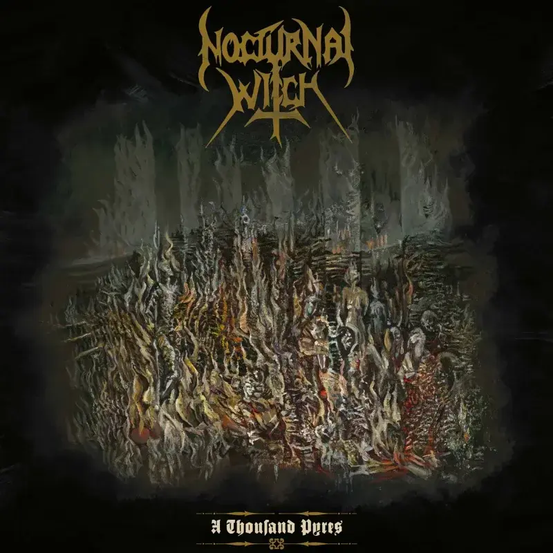 NOCTURNAL WITCH - A Thousand Pyres · BONE LP · Bild 1 NOCTURNAL WITCH - A Thousand Pyres · BONE LP (Black Metal/Thrash Metal Vinyl) · Bild 1